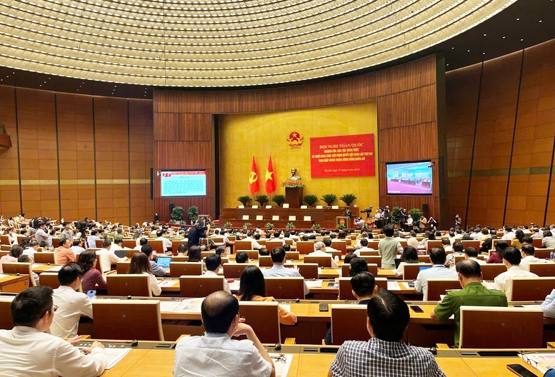 Hội nghị toàn quốc nghiên cứu, học tập và triển khai thực hiện Nghị quyết Trung ương 2 - Ảnh: VGP/Nguyễn Hoàng