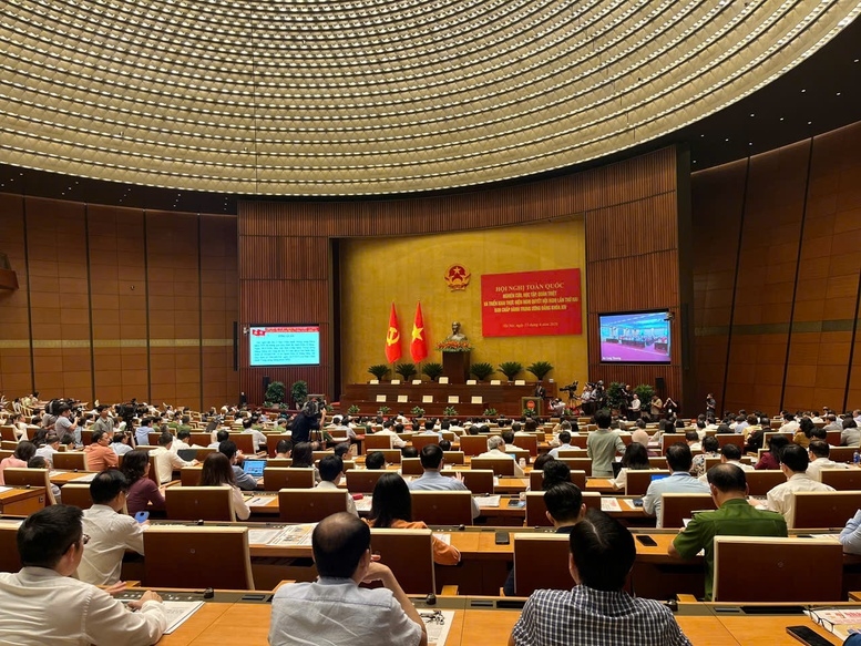 Hội nghị toàn quốc nghiên cứu, học tập và triển khai thực hiện Nghị quyết Trung ương 2 - Ảnh: VGP/Nguyễn Hoàng