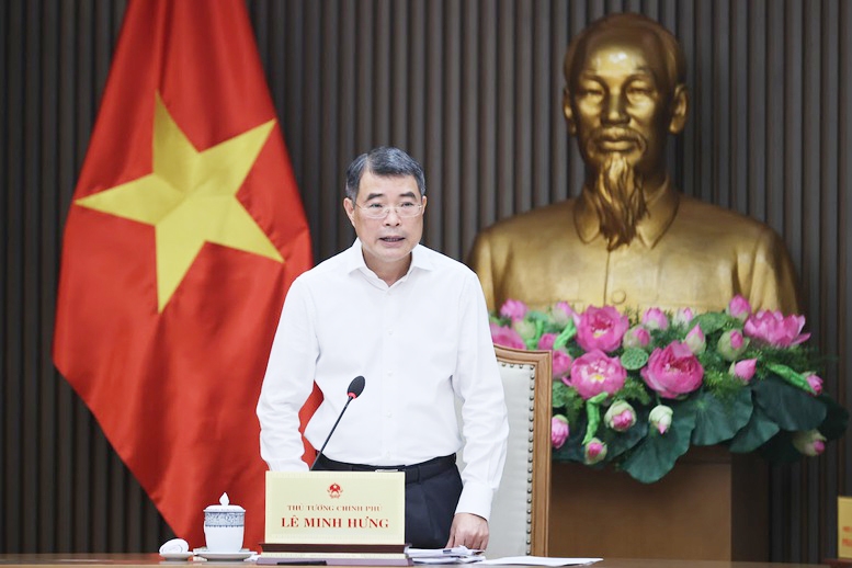 Thủ tướng Lê Minh Hưng chủ trì cuộc họp của Thường trực Chính phủ họp bàn về giải pháp, cách thức thực hiện cải cách, cắt giảm thủ tục hành chính, điều kiện kinh doanh - Ảnh: VGP/Nhật Bắc