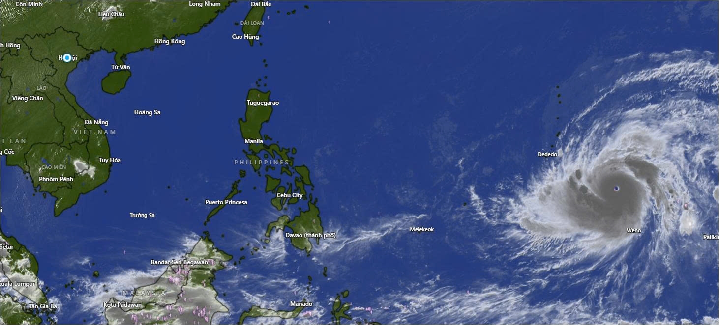 Siêu bão Sinlaku đổi hướng không vào Biển Đông (Ảnh IT)