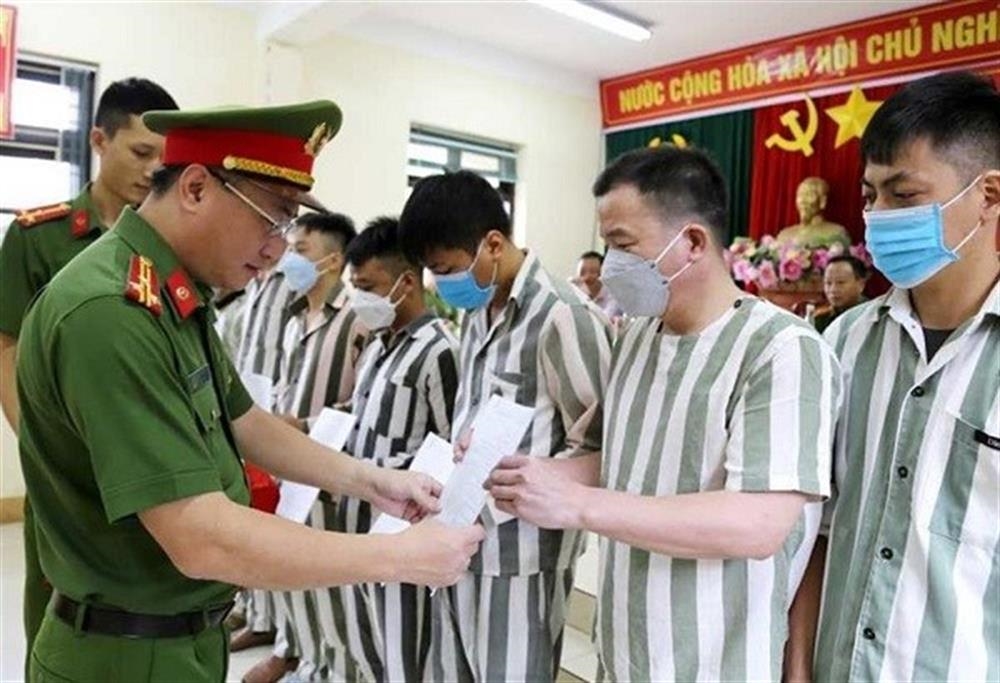 Ảnh: Tổ chức tha người được đặc xá theo Quyết định của Chủ tịch nước vào ngày 01/6/2026 (Ảnh MH)