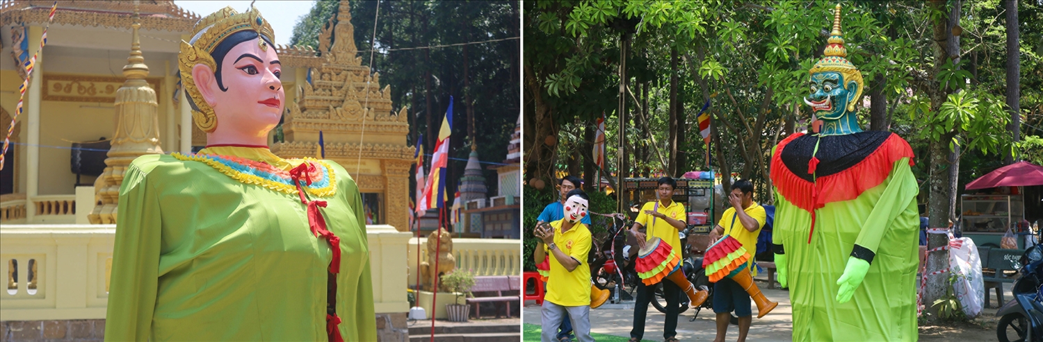 (ẢNH) Khoảnh khắc thiêng liêng nhất Tết Chôl Chnăm Thmây của đồng bào Khmer 6