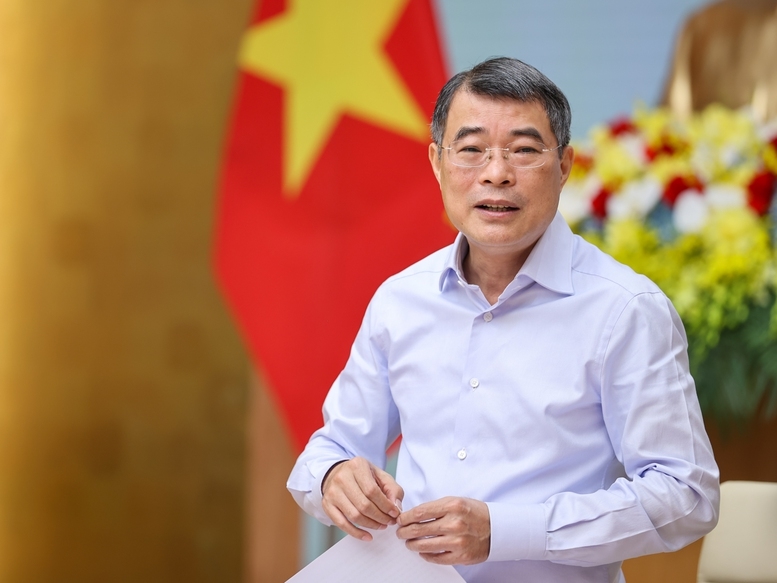 Thủ tướng Chính phủ Lê Minh Hưng phát biểu kết luận phiên họp - Ảnh: VGP/Nhật Bắc