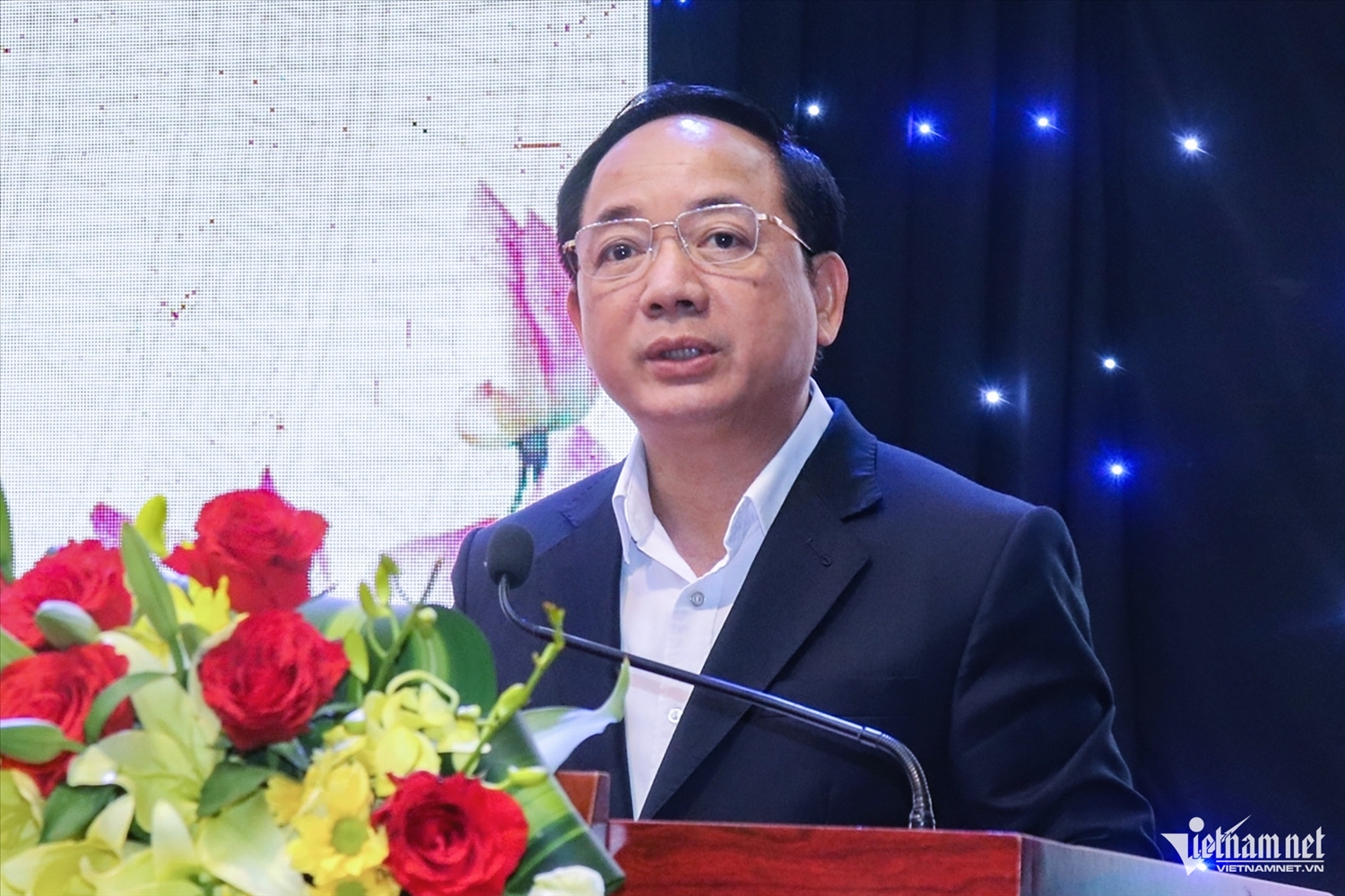 Ông Trịnh Văn Quyết, Trưởng Ban Tuyên giáo và Dân vận Trung ương phát biểu chỉ đạo hội nghị.