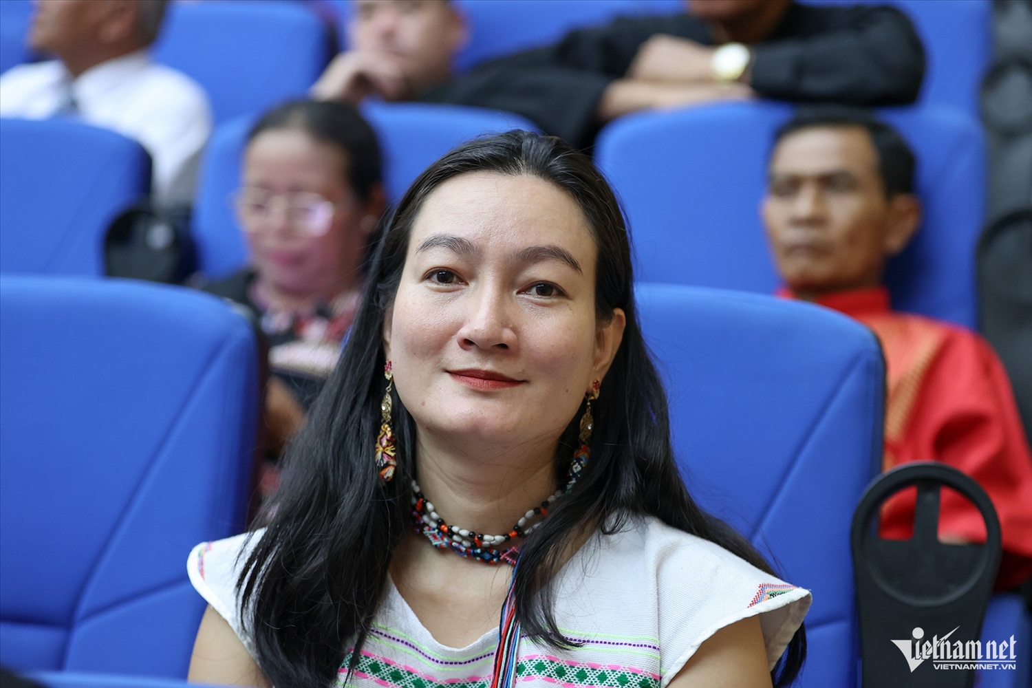 Người có uy tín K' Thị Ngọc Hương (dân tộc Mạ) đến từ Đồng Nai.