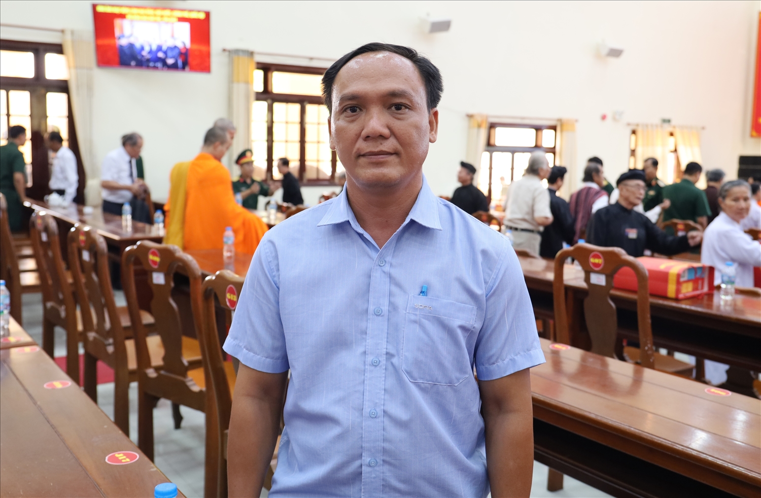 Ông Trần Phương Vũ, Trưởng ấp 6, xã Tri Tôn, tỉnh An Giang