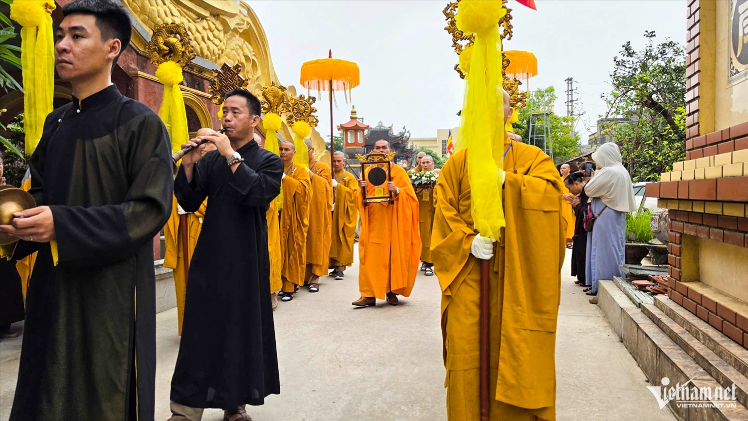 Lễ tang Trưởng lão Hòa thượng được tổ chức theo nghi thức cấp cao của Giáo hội Phật giáo Việt Nam