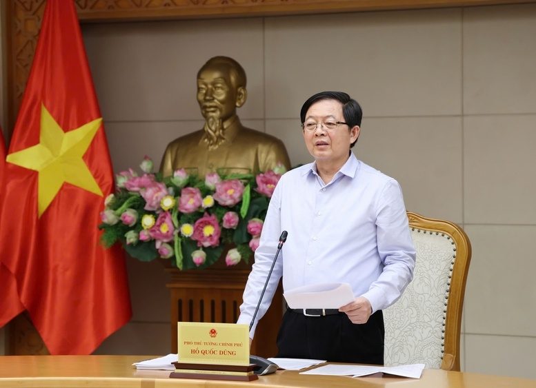 Phó Thủ tướng Hồ Quốc Dũng giao Bộ NN&MT chủ trì phối hợp xây dựng ""Cuốn sổ tay hướng dẫn thực hiện Chương trình MTQG" - Ảnh: VGP/Gia Huy