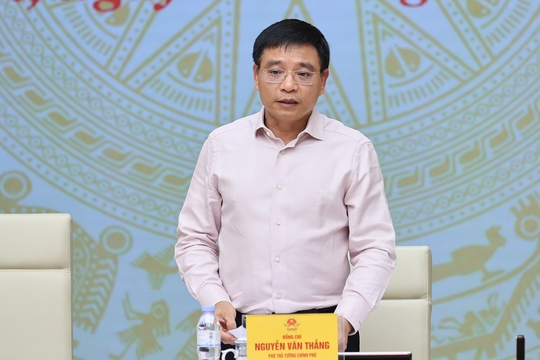 Phó Thủ tướng Nguyễn Văn Thắng phát biểu - Ảnh: VGP/Nhật Bắc
