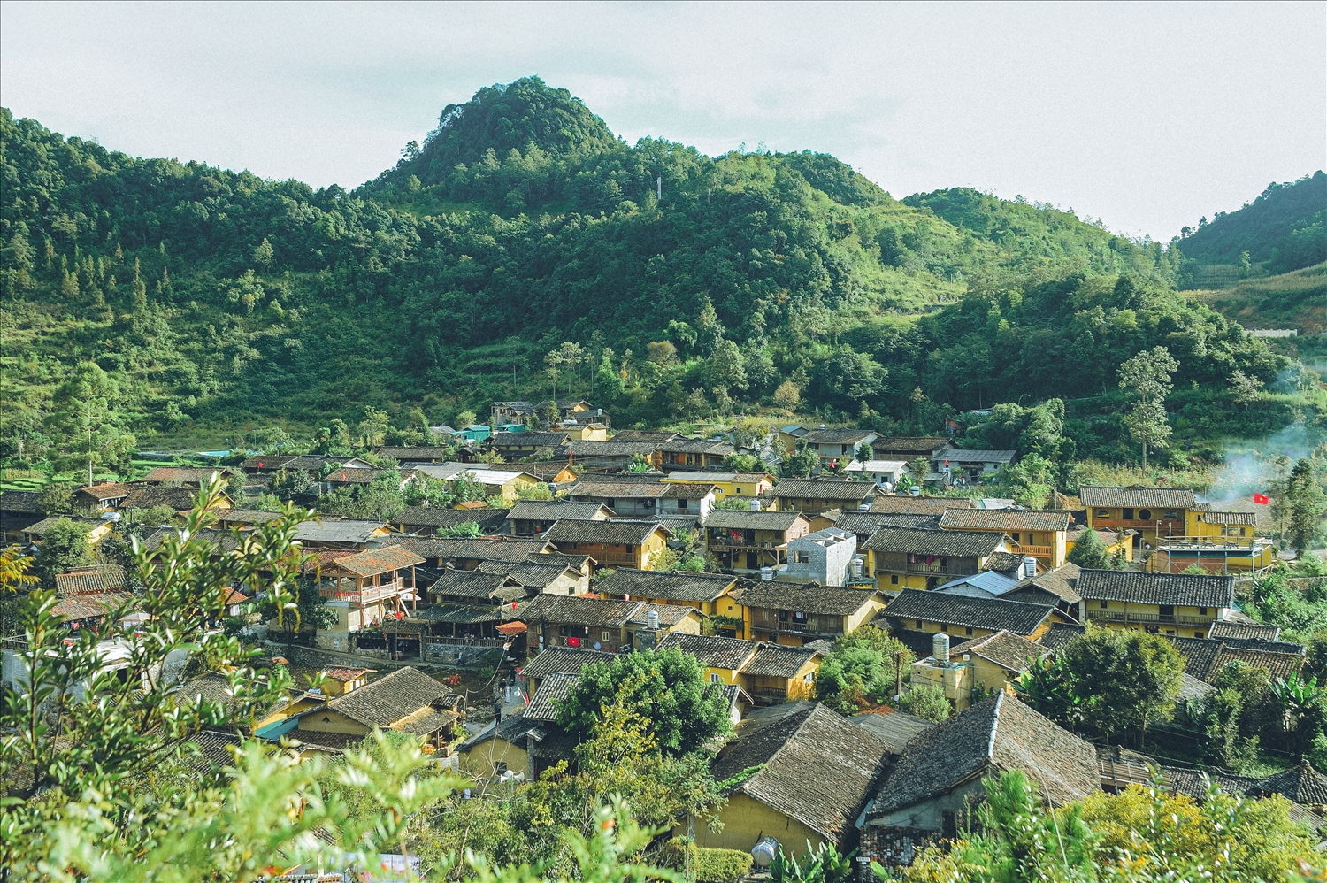 Xã Lũng Cú hiện có gần 100 cơ sở lưu trú với gần 600 phòng nghỉ, tập trung tại các thôn Lô Lô Chải, Thèn Pả và Ma Lé