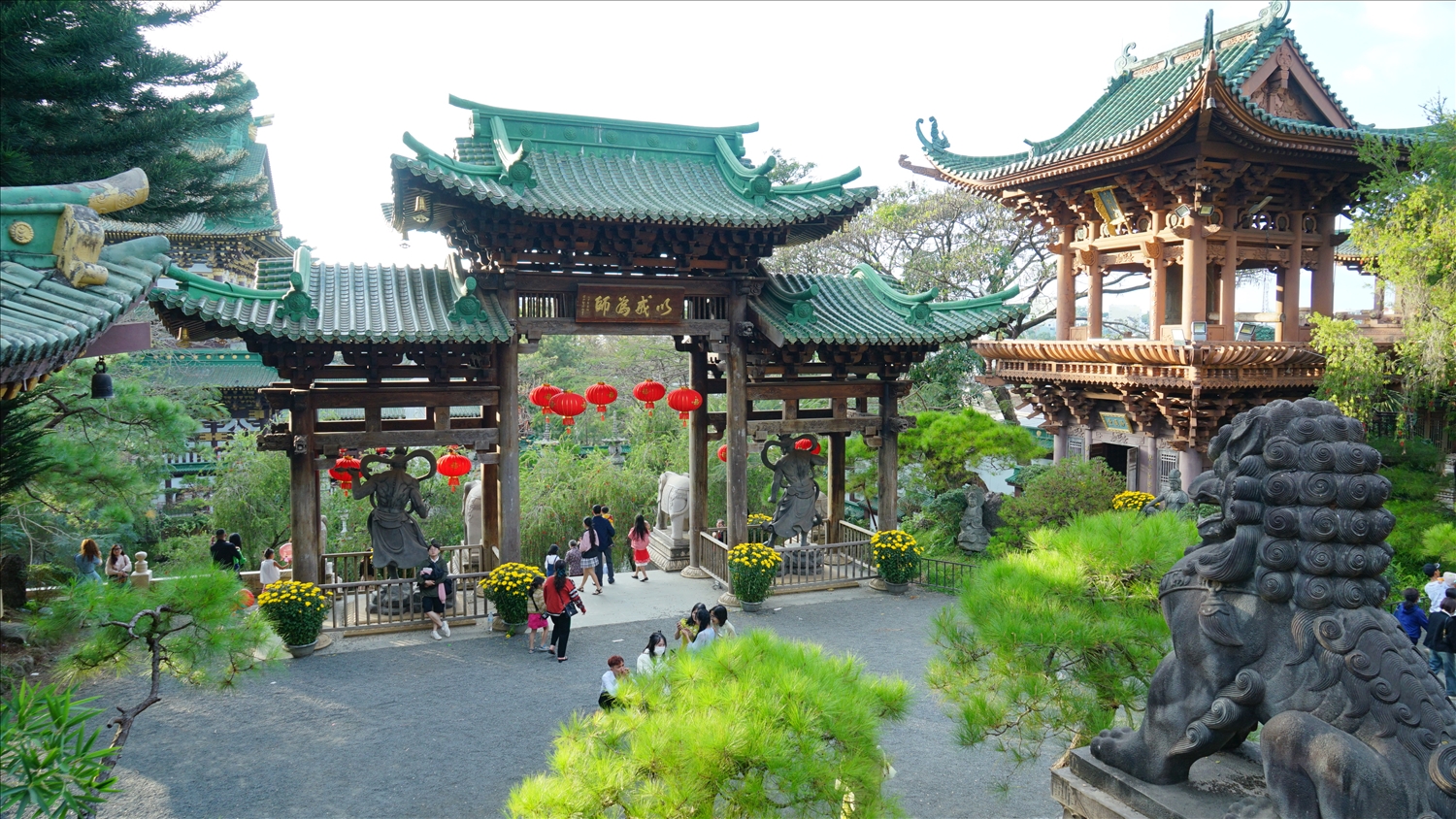 (PS ảnh) Chùa Minh Thành - Tuyệt tác kiến trúc Á Đông giữa đại ngàn 2