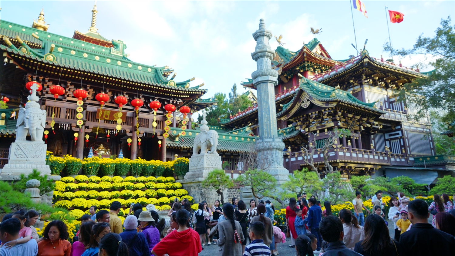 Ngôi chùa trở thành điểm đến du lịch văn hóa tâm linh thu hút du khách gần xa