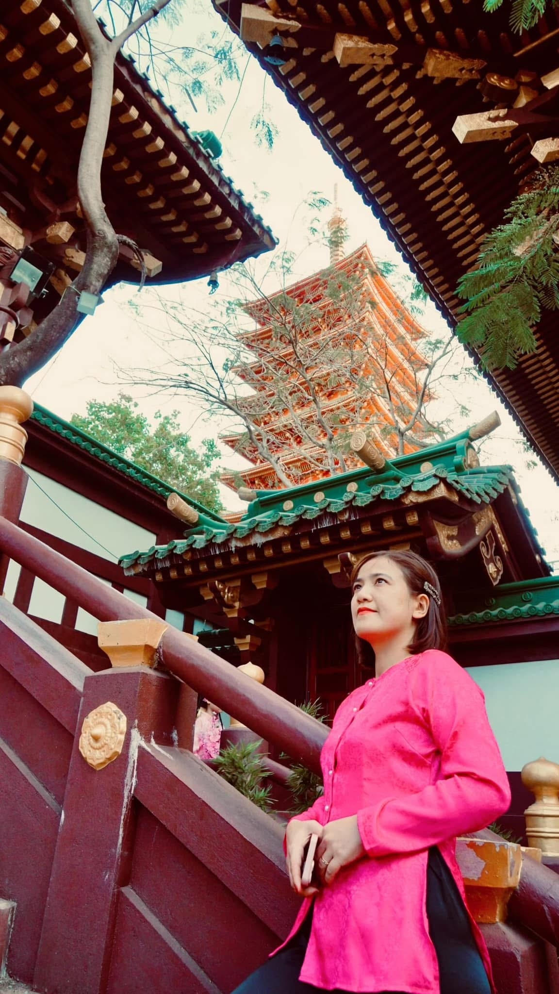 Mỗi góc nhỏ trong chùa đều có thể trở thành một khung hình đẹp