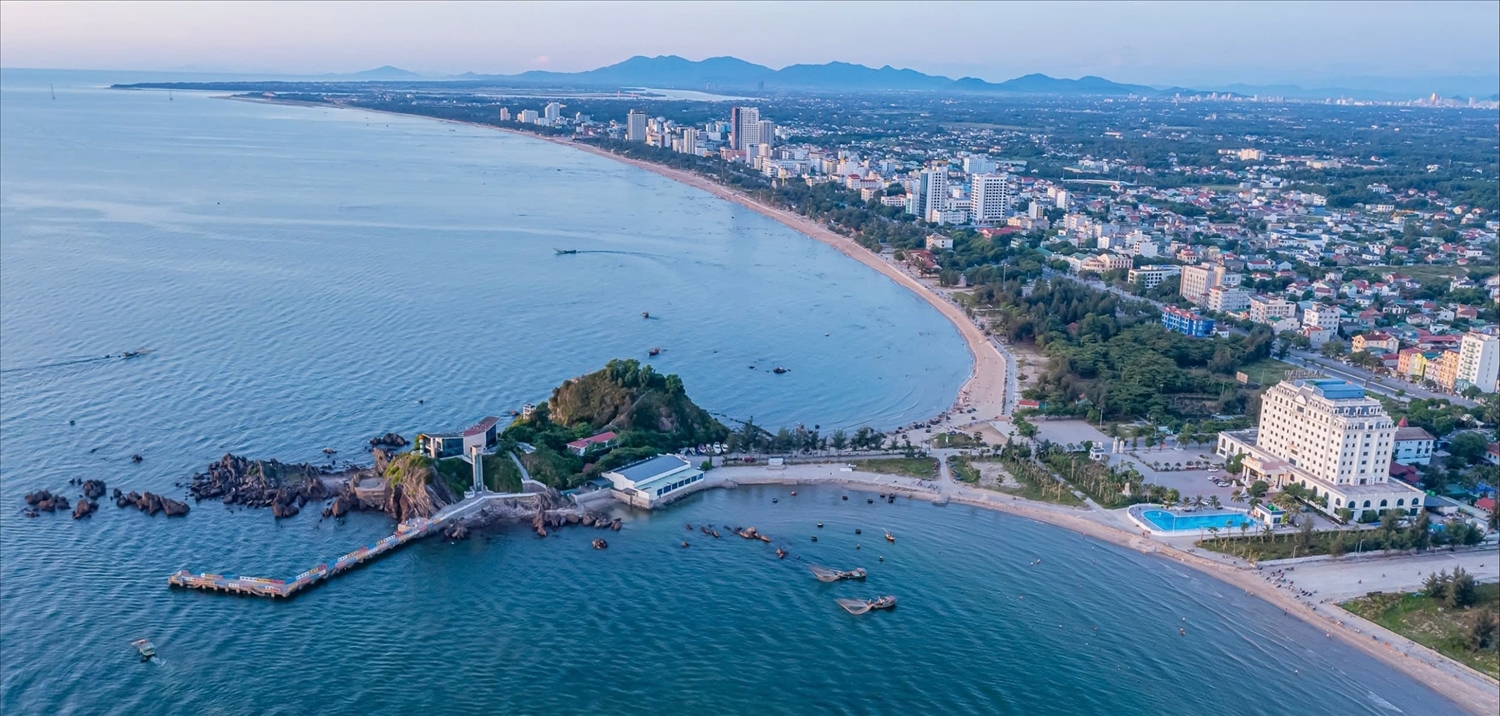 Một góc biển Cửa Lò - Ảnh: QĐ