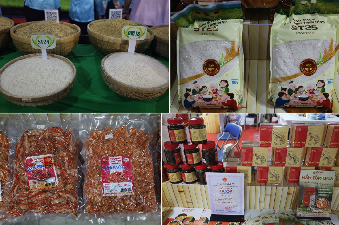 Các sản phẩm OCOP được giới thiệu tại Tuần lễ