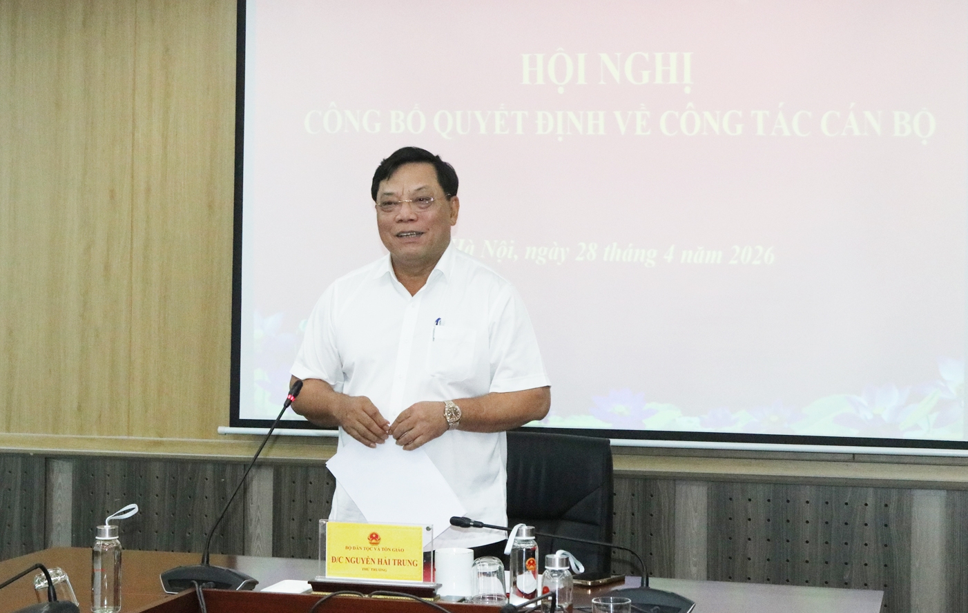 Thứ trưởng Nguyễn Hải Trung phát biểu tại Hội nghị