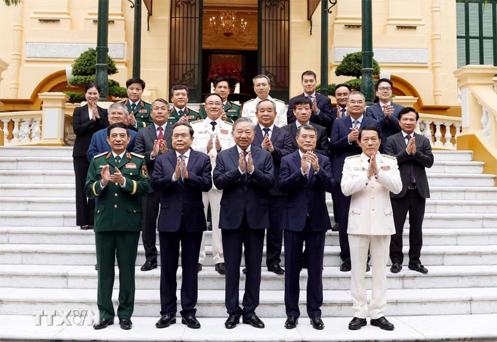 Tổng Bí thư, Chủ tịch nước Tô Lâm và các đại biểu - Ảnh: TTXVN