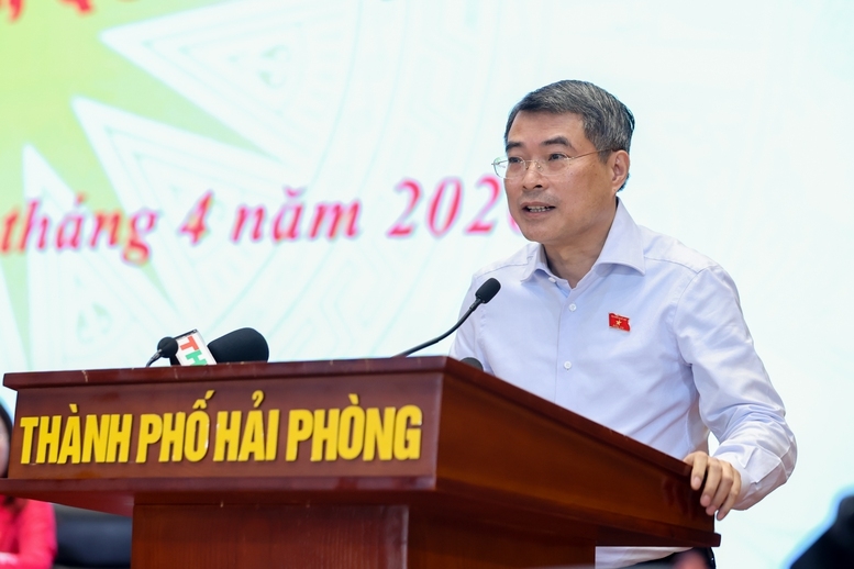 Thủ tướng Chính phủ Lê Minh Hưng trân trọng cảm ơn, ghi nhận và đánh giá cao những ý kiến tâm huyết của cử tri mà qua đó, Thủ tướng Chính phủ và các đại biểu Quốc hội càng ý thức được trọng trách của mình - Ảnh: VGP/Nhật Bắc