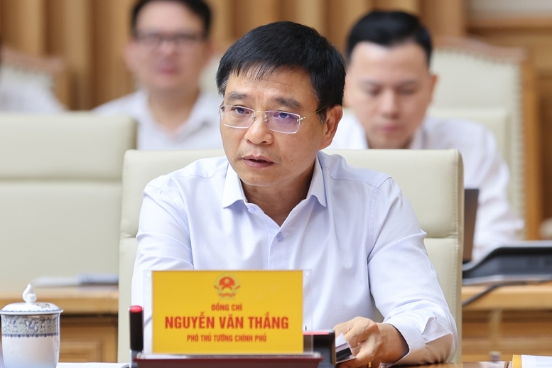 Phó Thủ tướng Nguyễn Văn Thắng phát biểu - Ảnh: VGP/Nhật Bắc