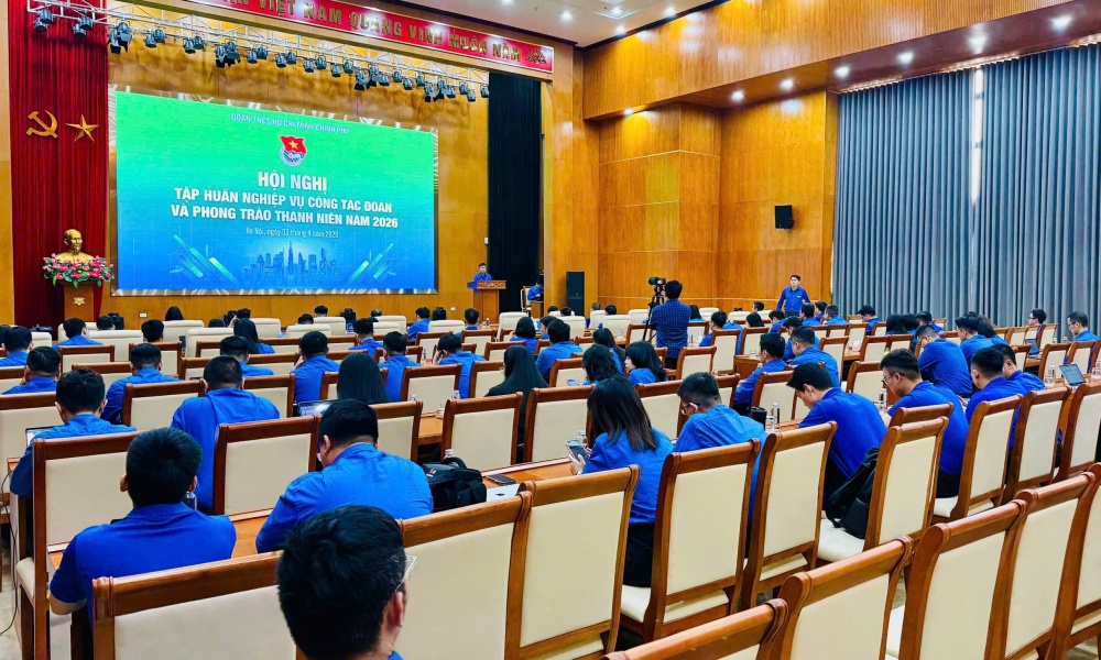 Đoàn Thanh niên Chính phủ tổ chức Hội nghị Tập huấn nghiệp vụ công tác đoàn và phong trào thanh niên năm 2026