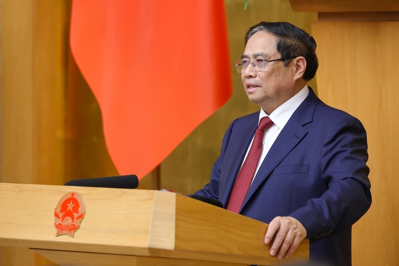 Thủ tướng chỉ đạo các nhiệm vụ, giải pháp chủ yếu - Ảnh: VGP/Nhật Bắc