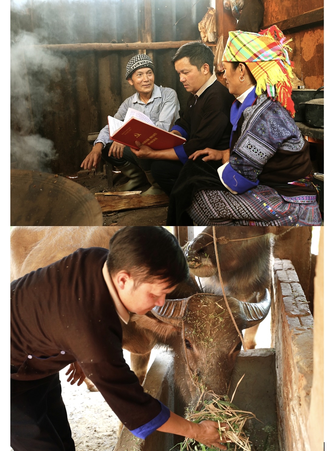 Đồng chí Sùng A Mùa - Bí thư Chi bộ thôn Cung 11, xã Mù Cang Chải, tỉnh Lào Cai