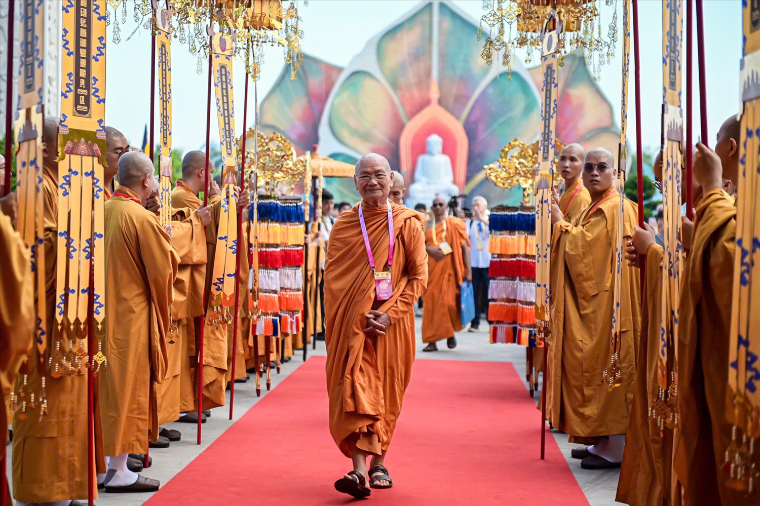 Đại lễ Vesak 2025 được tổ chức ở TPHCM. Ảnh: Nguyễn Huế