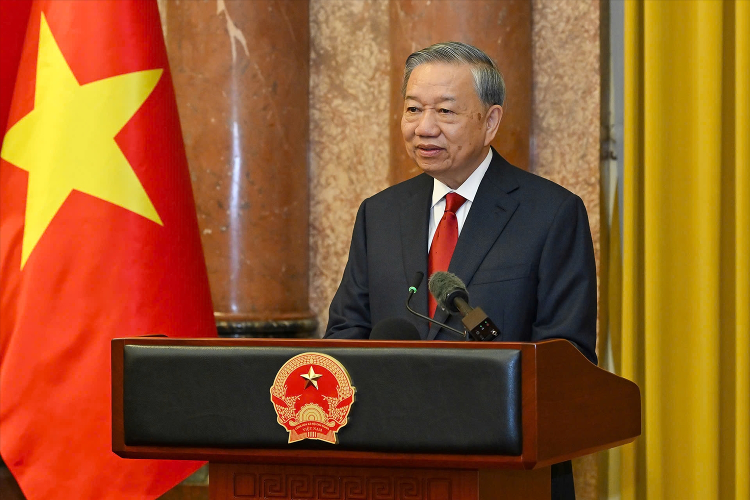 Tổng Bí thư, Chủ tịch nước Tô Lâm phát biểu 