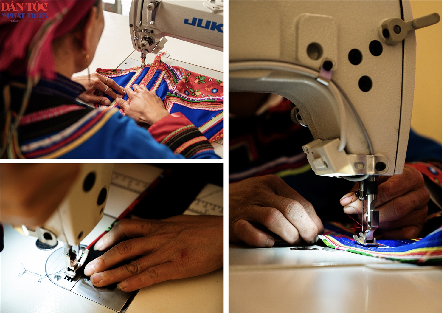 Nhóm cộng đồng bảo tồn nghề thêu thổ cẩm và may trang phục truyền thống dân tộc Cờ Lao của xã Tân Tiến được thành lập với 12 thành viên. Chị Min Thị Nguyệt được cử là Nhóm trưởng.