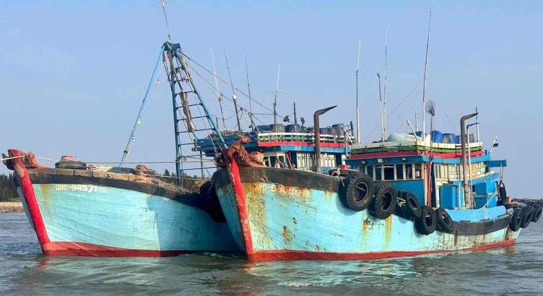Hai phương tiện bị lực lượng chức năng tạm giữ. Ảnh: CTV
