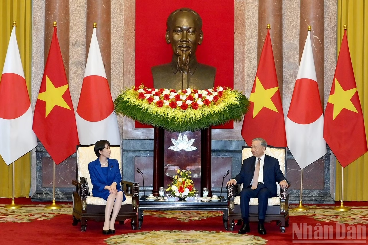 Tổng Bí thư, Chủ tịch nước Tô Lâm tiếp Thủ tướng Nhật Bản Takaichi Sanae.