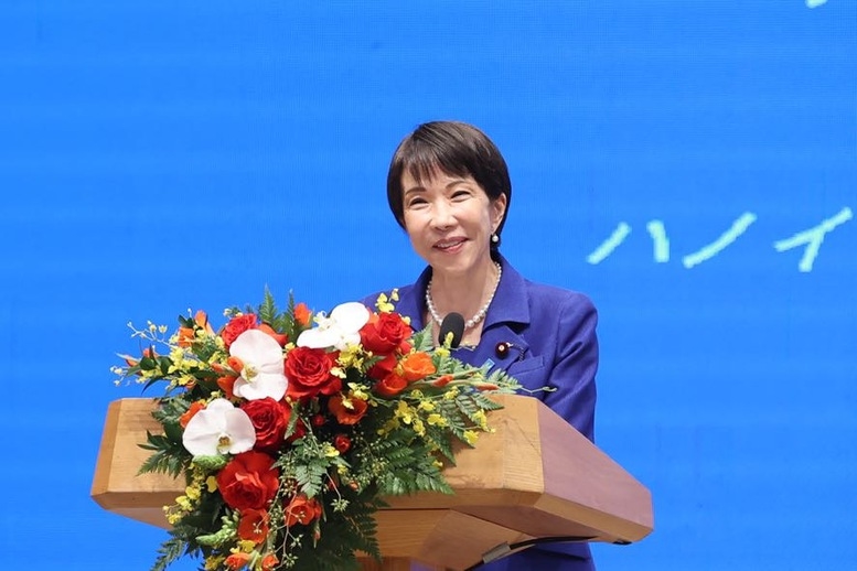 Thủ tướng Nhật Bản Takaichi Sanae: Việt Nam, đúng như tên gọi khác của Hà Nội là Thăng Long - nghĩa là ""rồng bay lên", đang phát triển với tốc độ hết sức ấn tượng - Ảnh: VGP/Nhật Bắc