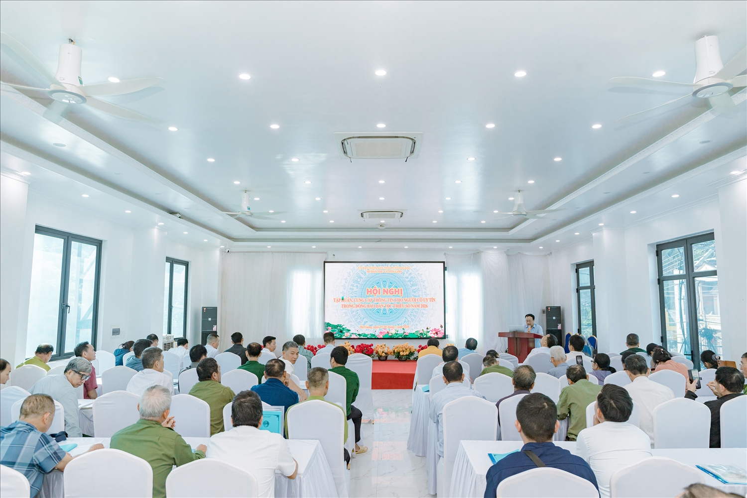 Hội nghị tập huấn, cung cấp thông tin cho Người có uy tín trong đồng bào DTTS tỉnh Tuyên Quang diễn ra sáng 5/5/2026