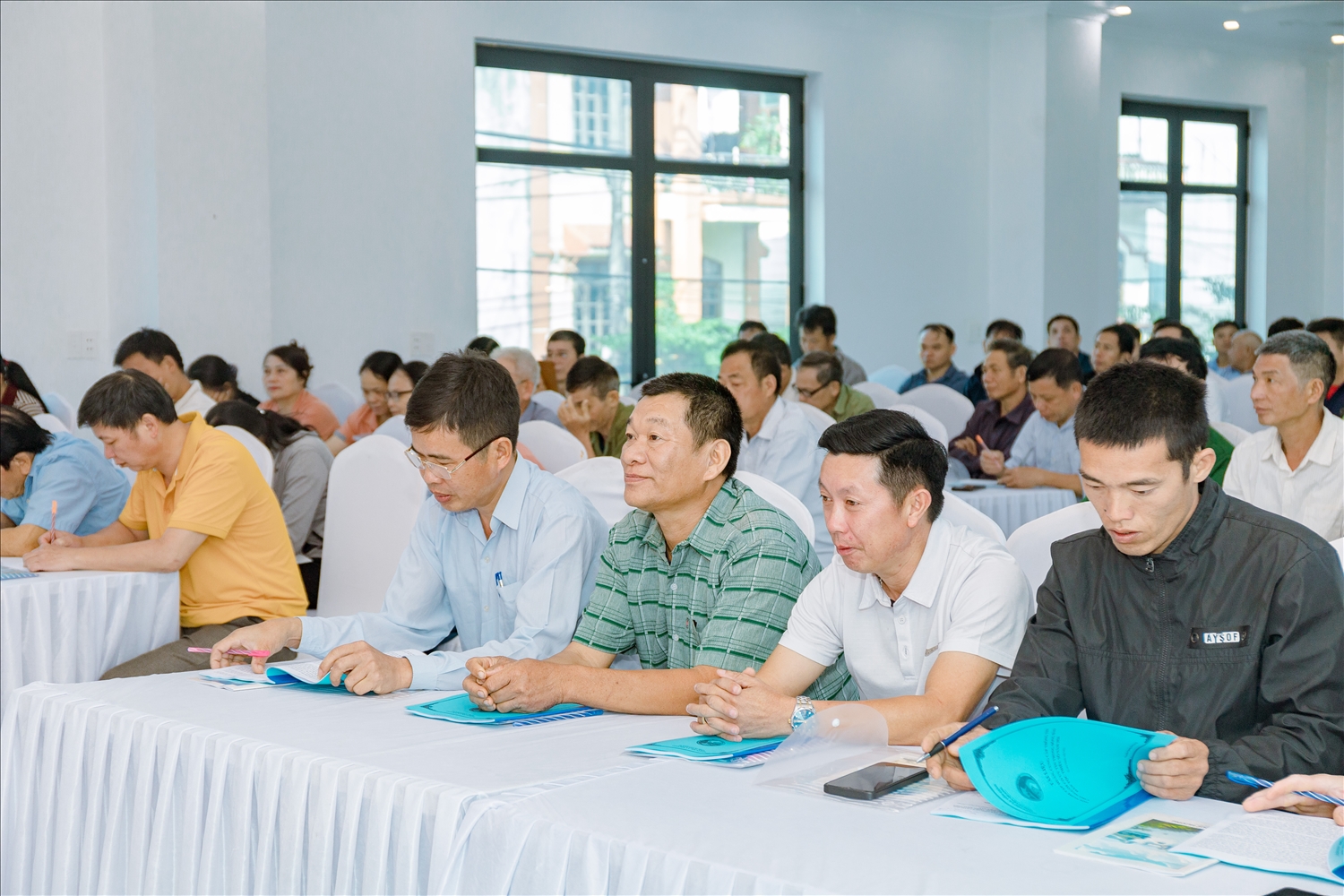 Các đại biểu là Người có uy tín trong đồng bào DTTS tham gia Hội nghị tập huấn năm 2026