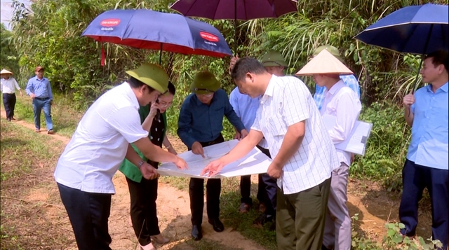 Đoàn công tác của Ban dân tộc tỉnh Thái Nguyên khảo sát tiến độ triển khai thực hiện Chương trình MTQG 1719 tại huyện vùng cao Võ Nhai.