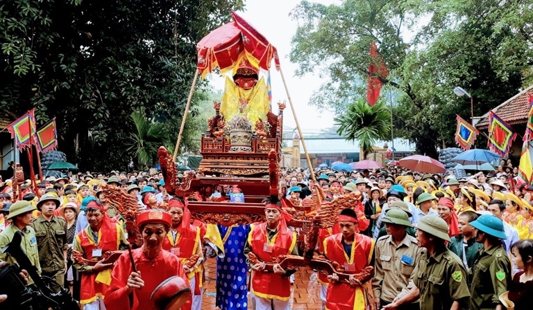 Lễ hội truyền thống xã Đại Đồng (Vĩnh Tường, Vĩnh Phúc) mang nhiều giá trị văn hoá đặc sắc.