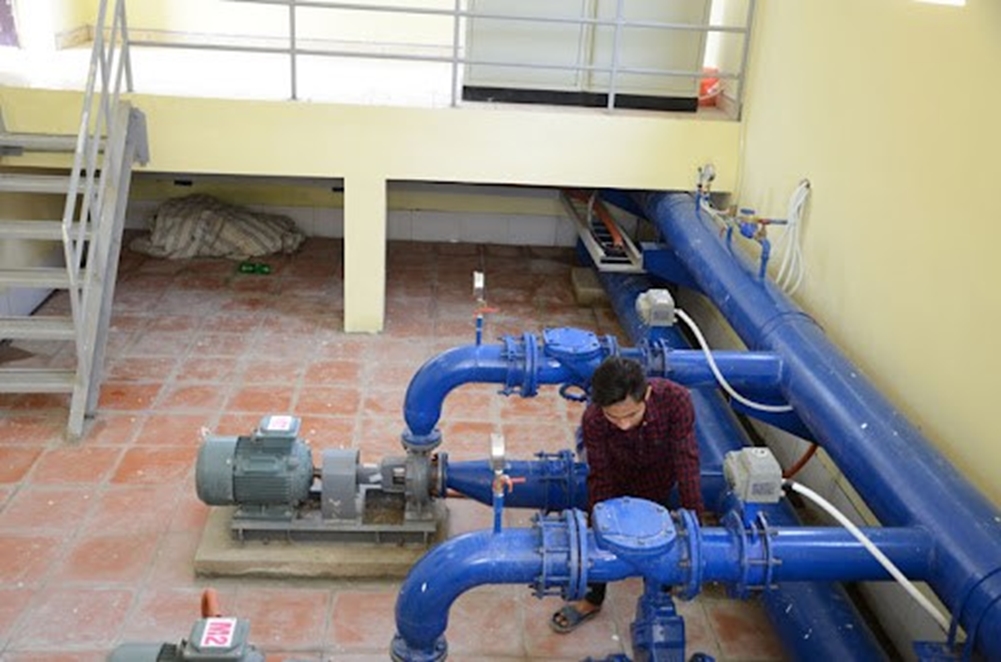 Trạm nước sạch tập trung Tam Giang (huyện Yên Phong) 