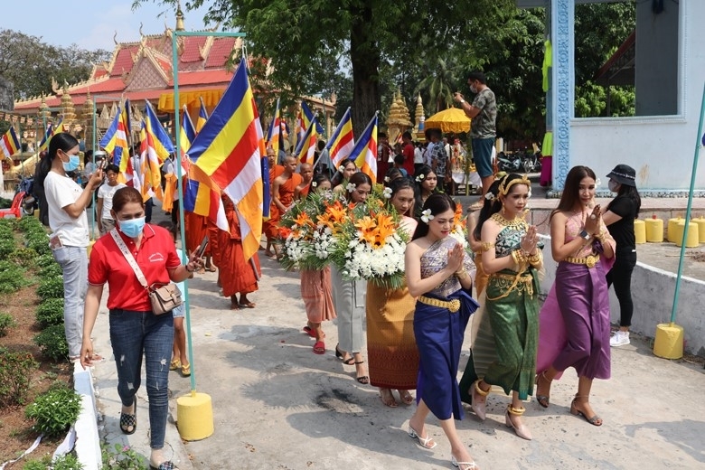 Một nghi lễ trong Tết cổ truyền Chol Chnam Thmay của đồng bào dân tộc Khmer tỉnh An Giang