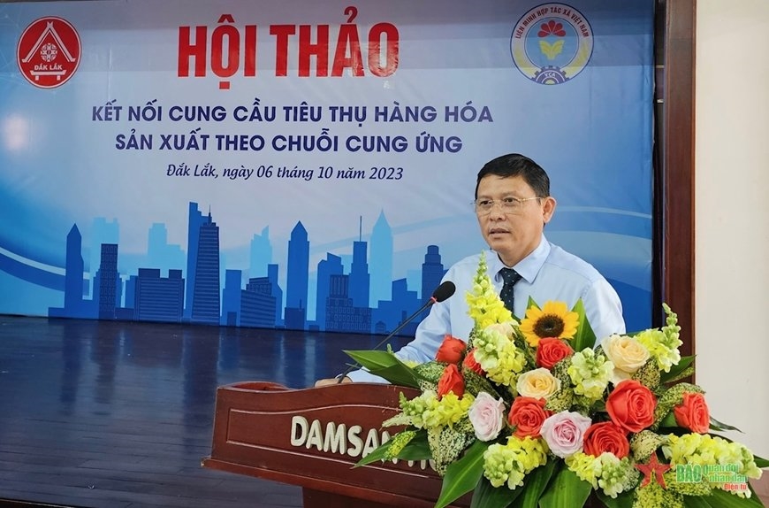 Phó Chủ tịch Thường trực UBND tỉnh Đắk Lắk Nguyễn Tuấn Hà đánh giá cao khu vực kinh tế tập thể, HTX.
