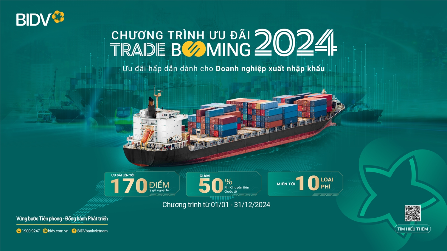 Chương trình Trade Booming với các chính sách ưu việt