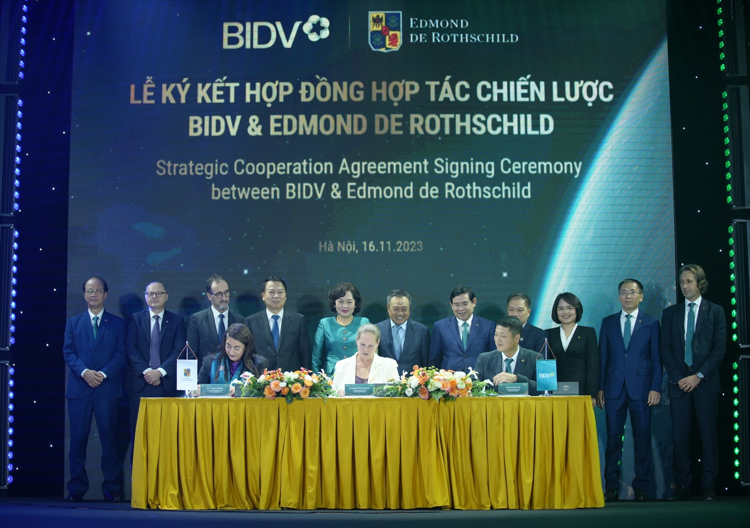 Ngân hàng TMCP Đầu tư và Phát triển Việt Nam (BIDV) và Edmond de Rothschild đã chính thức tổ chức lễ ký kết Hợp đồng hợp tác chiến lược.
