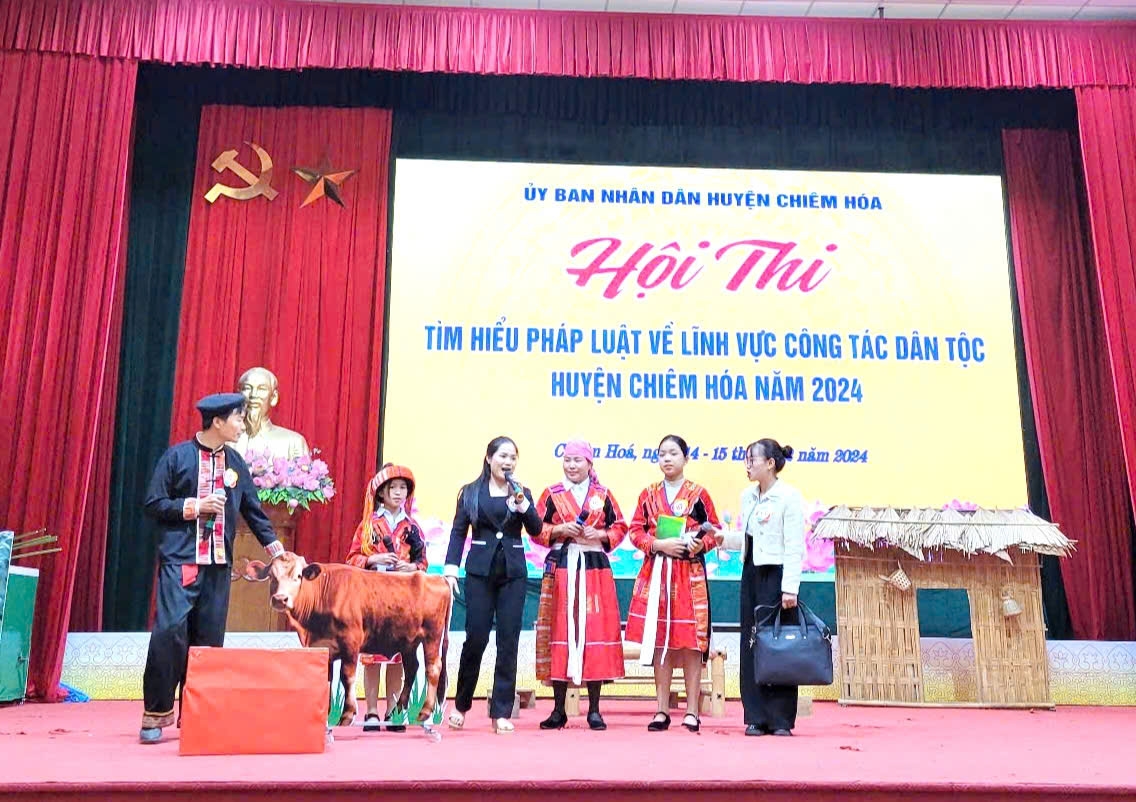 Tiết mục biểu diễn tại Hội thi