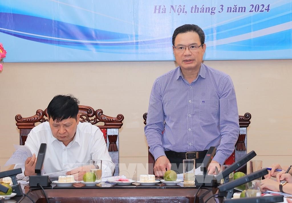 Thứ trưởng Bộ LĐ-TB&XH Lê Văn Thanh phát biểu chỉ đạo.