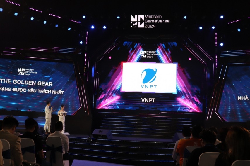 VNPT được bình chọn nhà mạng yêu thích nhất tại Vietnam Game Awards 2024.