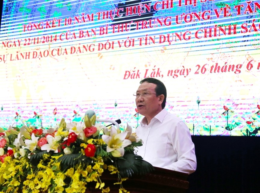 Phó Trưởng Ban Kinh tế Trung ương Nguyễn Hồng Sơn phát biểu tại Hội nghị