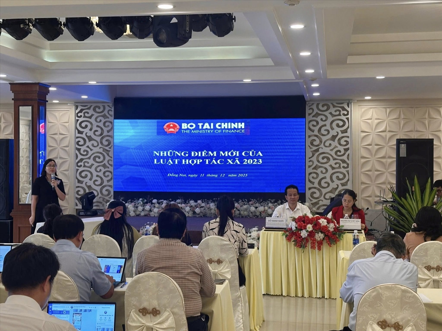 “Hội thảo Phổ biến pháp luật và tham vấn chính sách phát triển kinh tế tập thể” do Cơ quan thường trực Văn phòng Ban Chỉ đạo quốc gia về kinh tế tập thể (Cục Phát triển doanh nghiệp tư nhân và kinh tế tập thể, Bộ Tài chính) phối hợp cùng Liên đoàn Hợp tác xã CHLB Đức (DGRV) tổ chức tại Đồng Nai ngày 11/12/2025. 