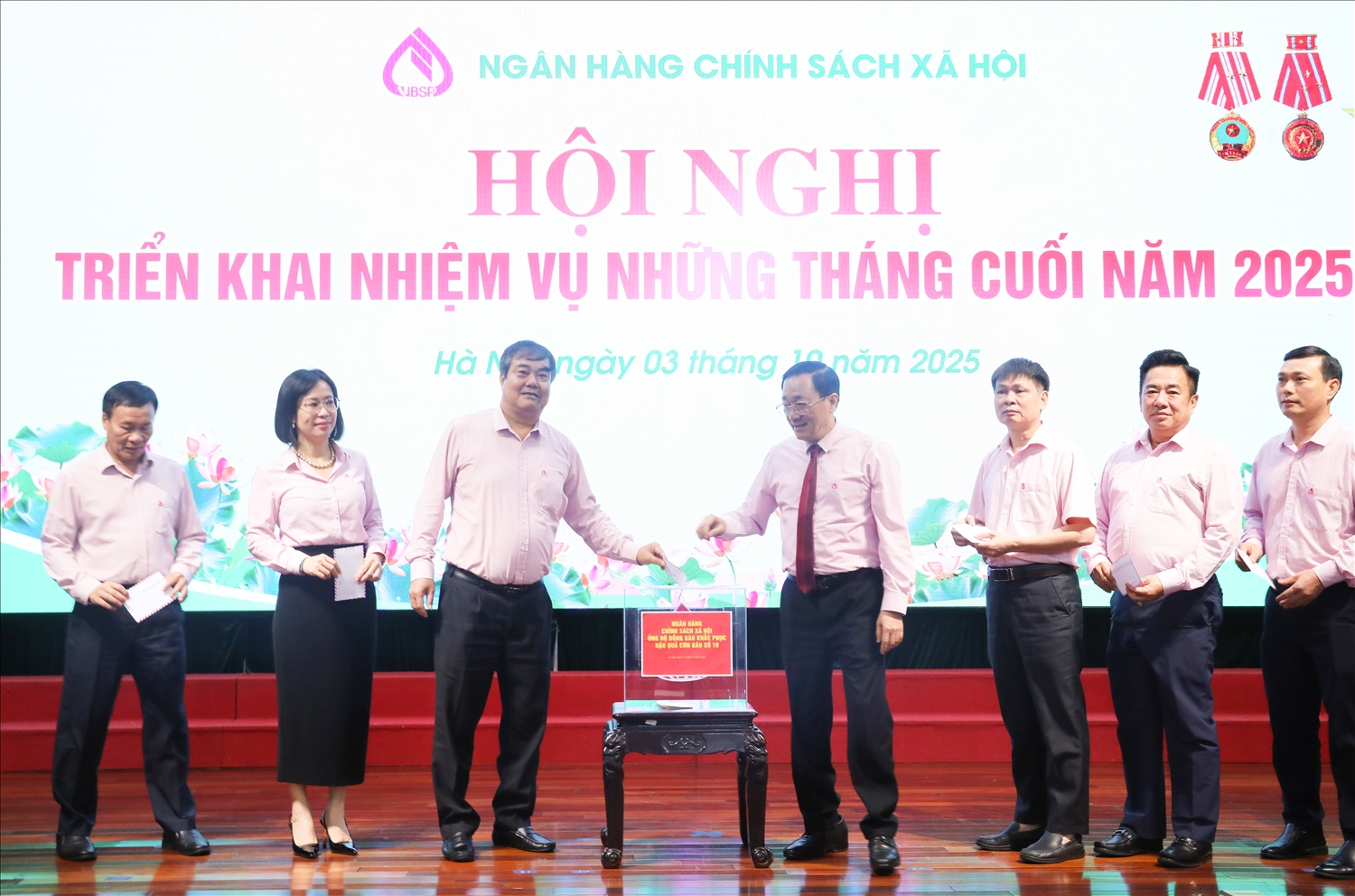 NHCSXH ủng hộ đồng bào bị ảnh hưởng, thiệt hại do bão lũ