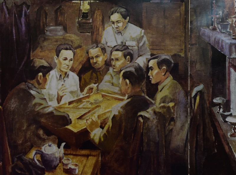 Hội nghị thành lập Đảng Cộng sản Việt Nam năm 1930. Ảnh: PHAN KẾ AN