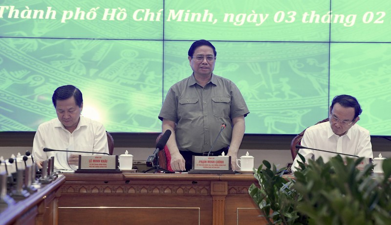 Thủ tướng Phạm Minh Chính phát biểu ý kiến tại Hội nghị 