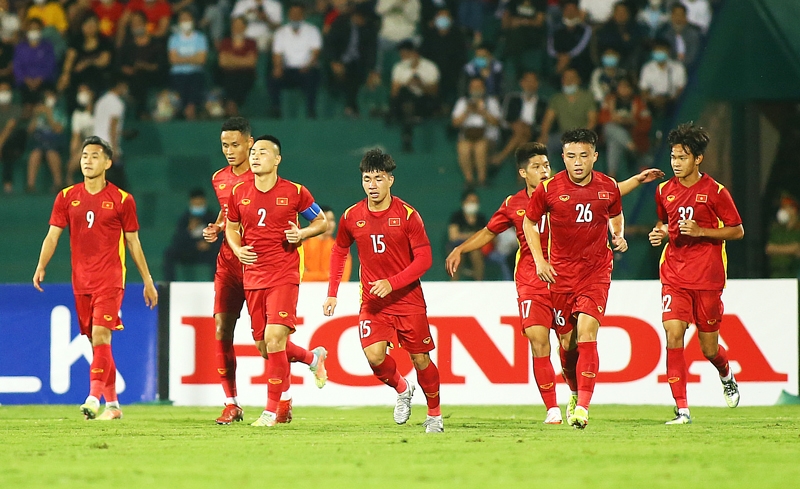 U23 Việt Nam sáng cửa giành vé vào VCK U23 Châu Á 2024 (Ảnh IT)